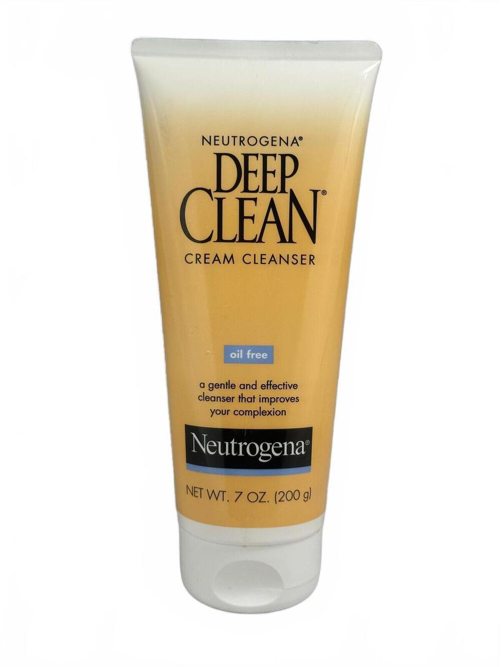 2/$20 ✨ Neutrogena Deep Clean Cream Cleanser 200g Oil-Free Face Wash NEW